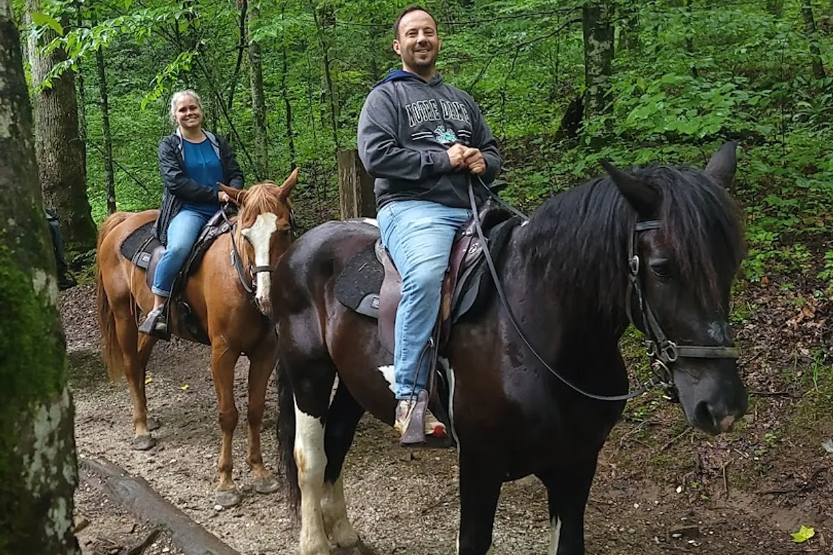 Chasteen Creek Cascade detail shot - Scenic spot in Cherokee, Tennessee