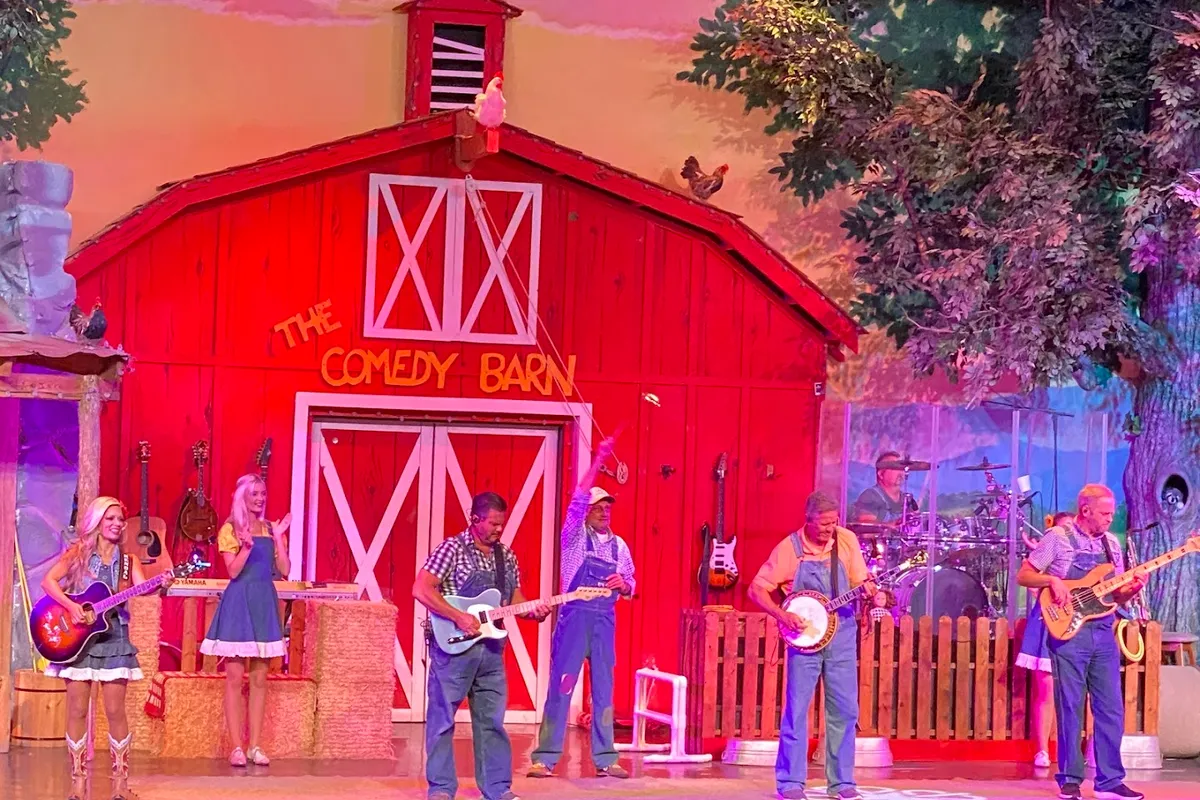 Comedy Barn Theater detail shot - Theater production in Pigeon Forge, Tennessee
