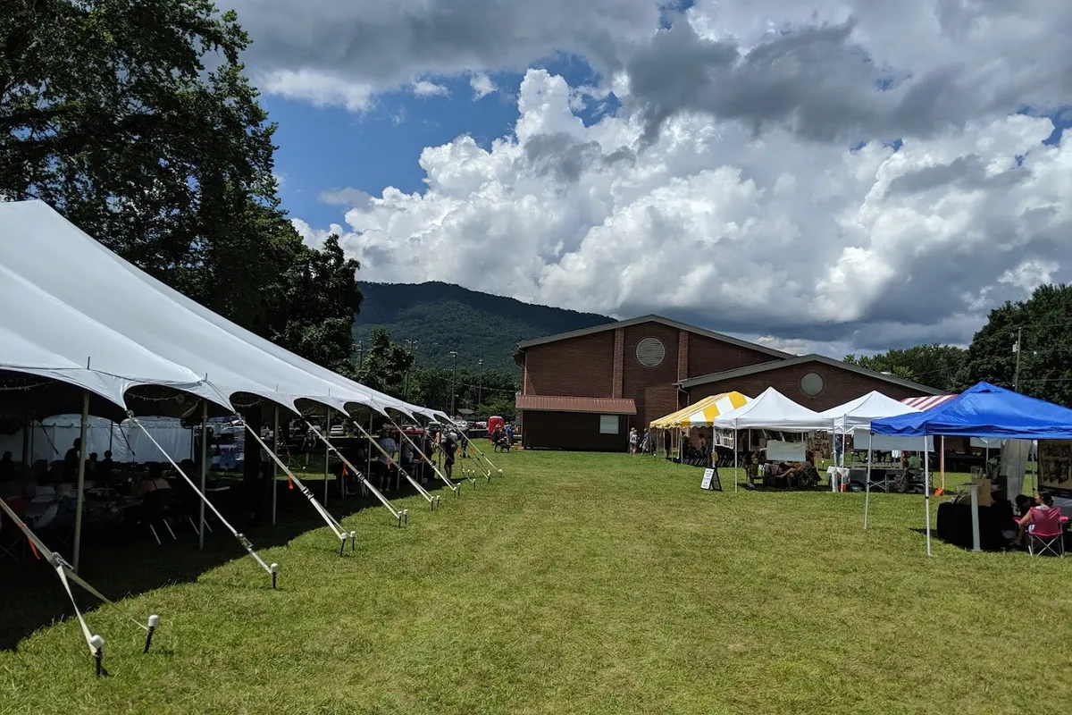Folkmoot detail shot - Cultural center in Waynesville, Tennessee