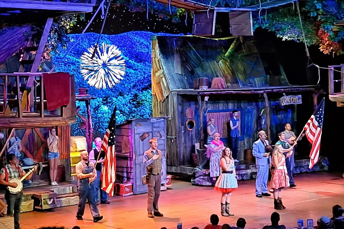 Hatfield & McCoy Dinner Feud detail shot - Dinner theater in Pigeon Forge, Tennessee