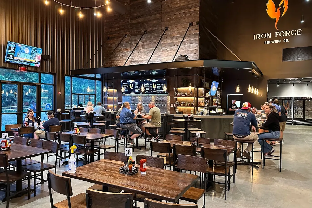 Iron Forge Brewing Co. detail shot - Brewery in Sevierville, Tennessee