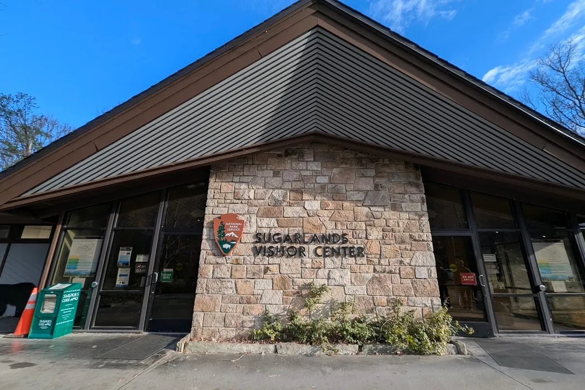 Sugarlands Visitor Center detail shot - Visitor center in Gatlinburg, Tennessee