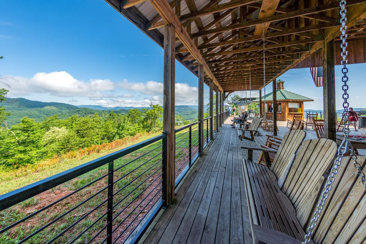 The Hawk Skylift detail shot - Recreation center in Sevierville, Tennessee