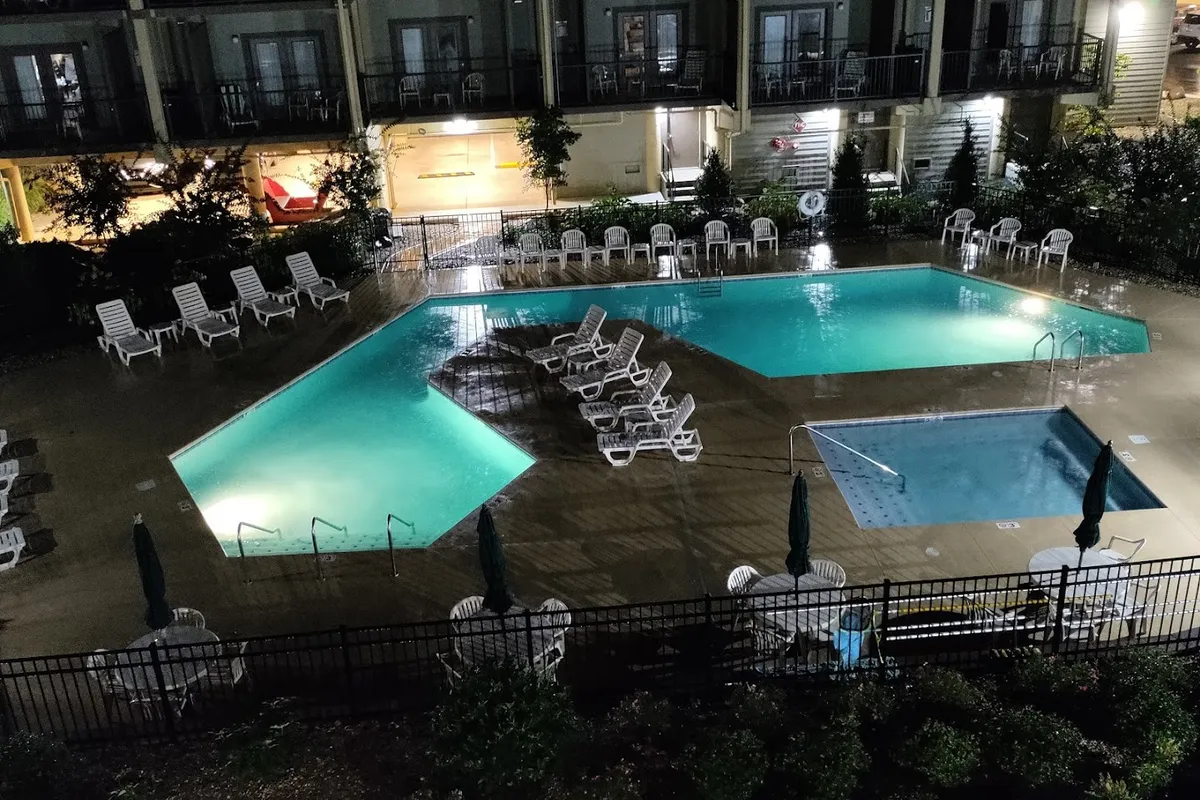 Tree Tops Resort pool area - Resort hotel in Gatlinburg, Tennessee