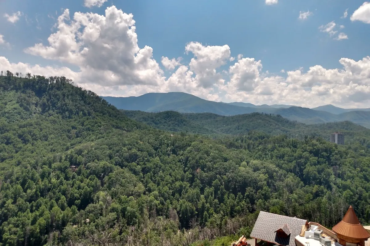 Treehouse Village detail shot - Theme park in Gatlinburg, Tennessee