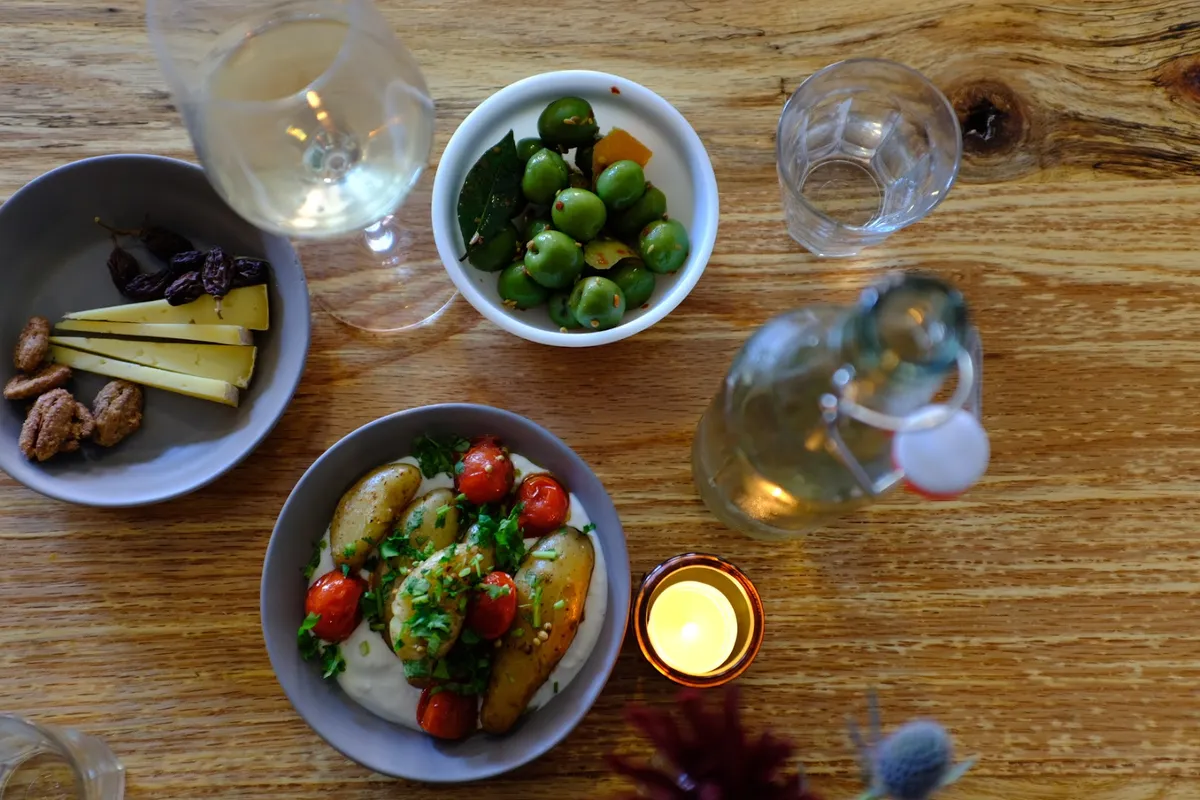 White Moon Cafe & Dark Moon Cocktail Bar detail shot - Coffee shop in Sylva, Tennessee