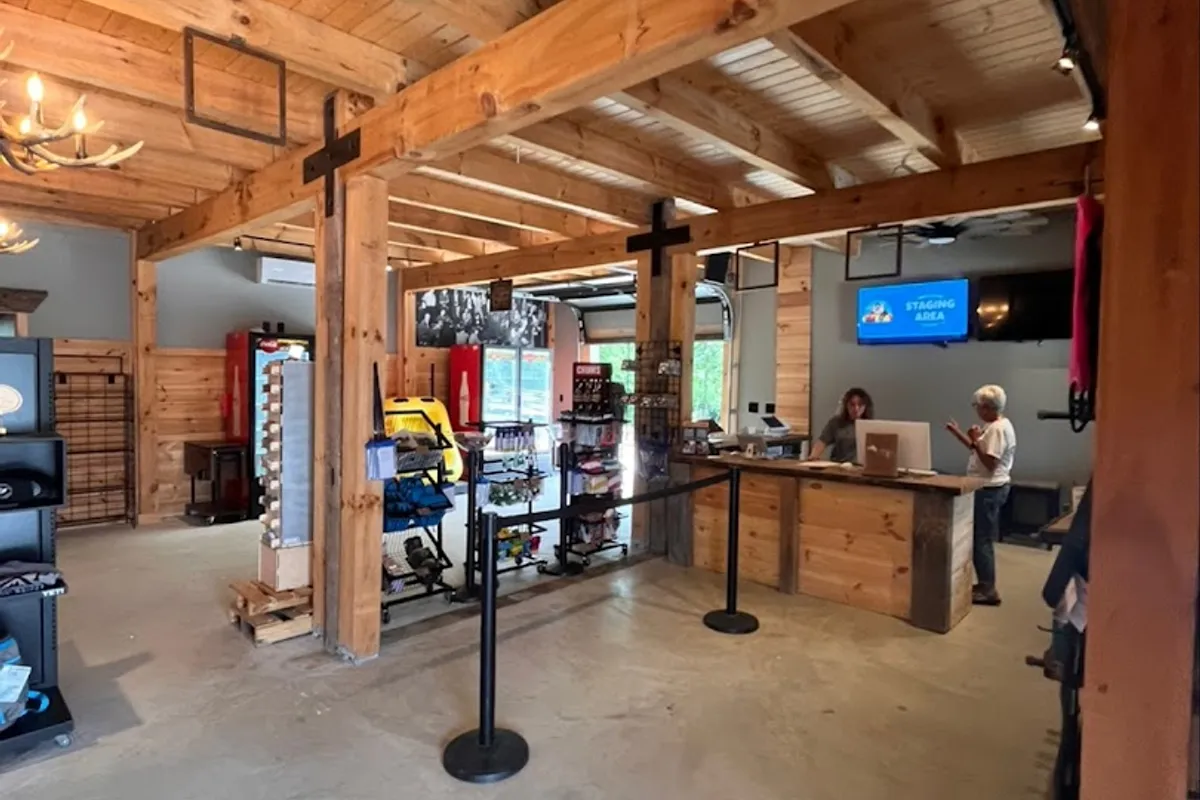 Wild Bear Tubing interactive display - attraction in Sevierville, Tennessee